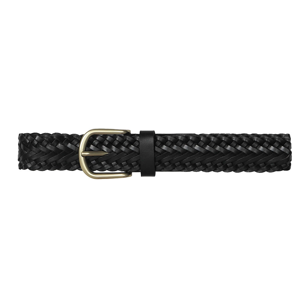 Braided vachetta leather belt clearance