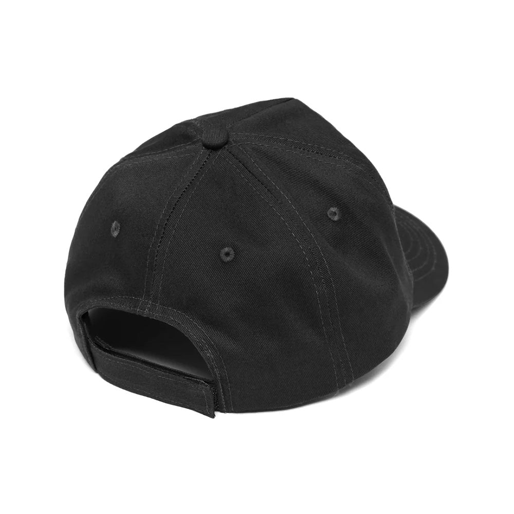 metalwood mws251 10 blk metal logo 5 panel hat black