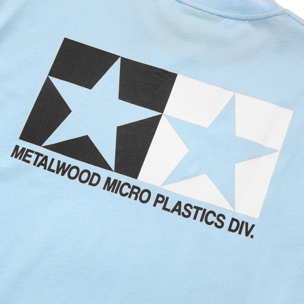 metalwood mws253 112 sky microplastics longsleeve t shirt sky