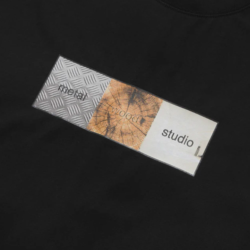 METALWOOD METALWOOD OBVIOUSLY LONGSLEEVE T-SHIRT // BLACK
