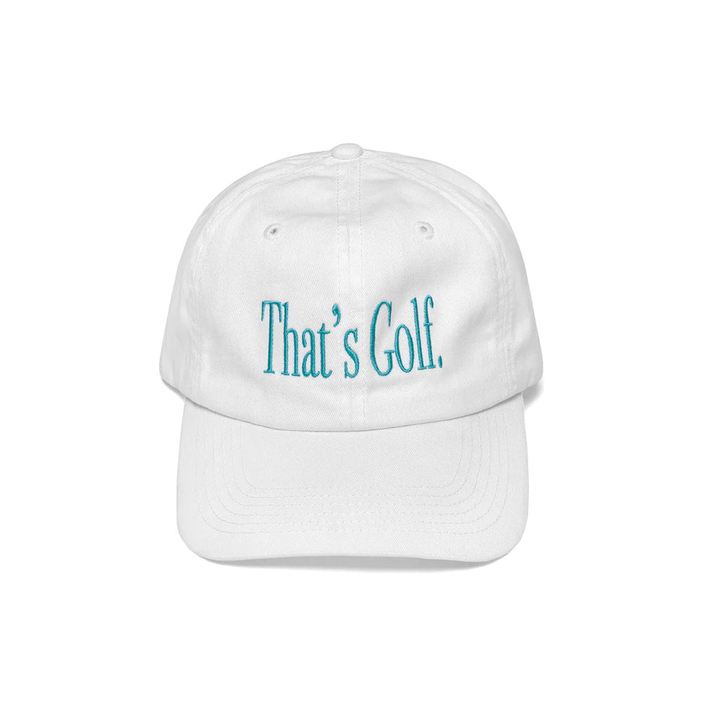 METALWOOD METALWOOD THAT'S GOLF DAD HAT // WHITE