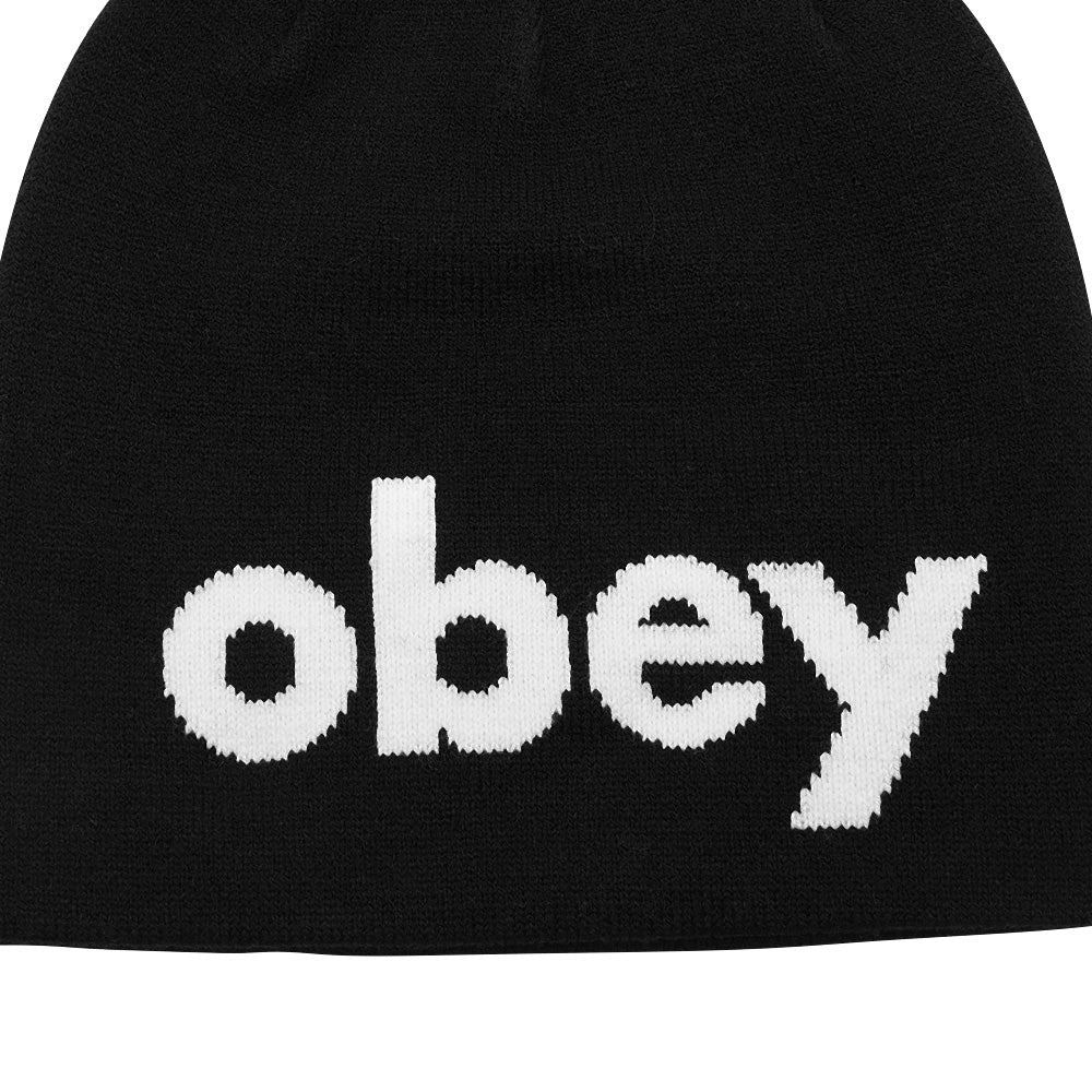 obey 100030191 lowercase beanie blk black