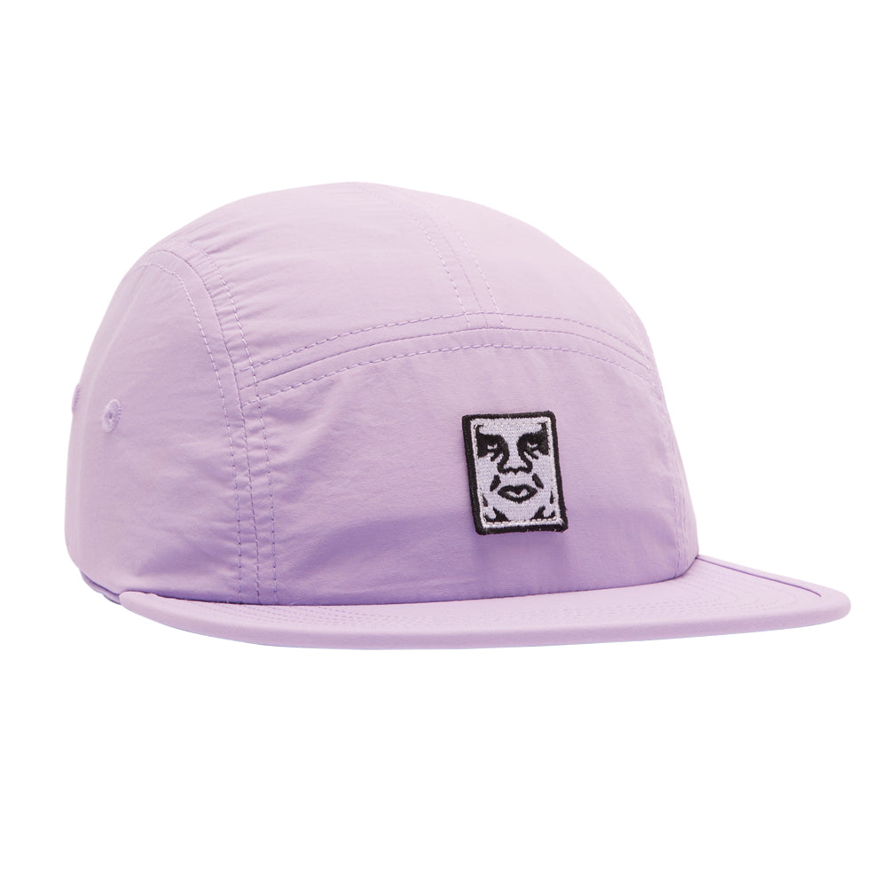 obey 100149101 icon patch camp cap orchid petal