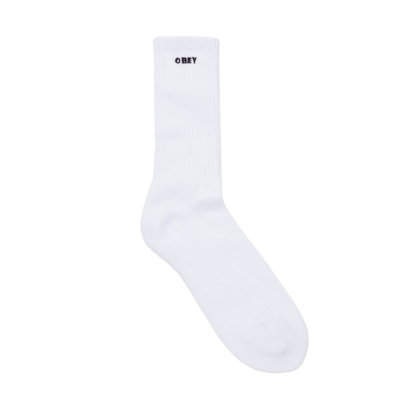 obey 100260144 bold socks white