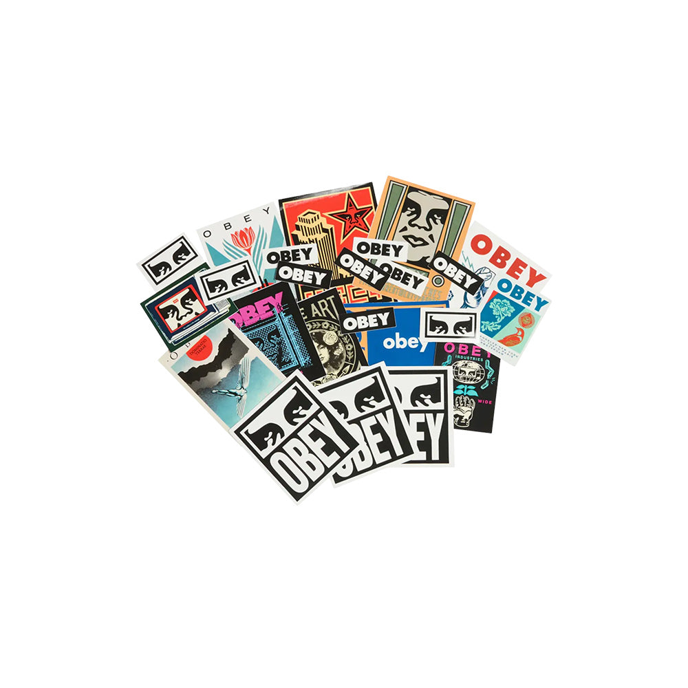 OBEY OBEY STICKER PACK 7 // ASSORTED