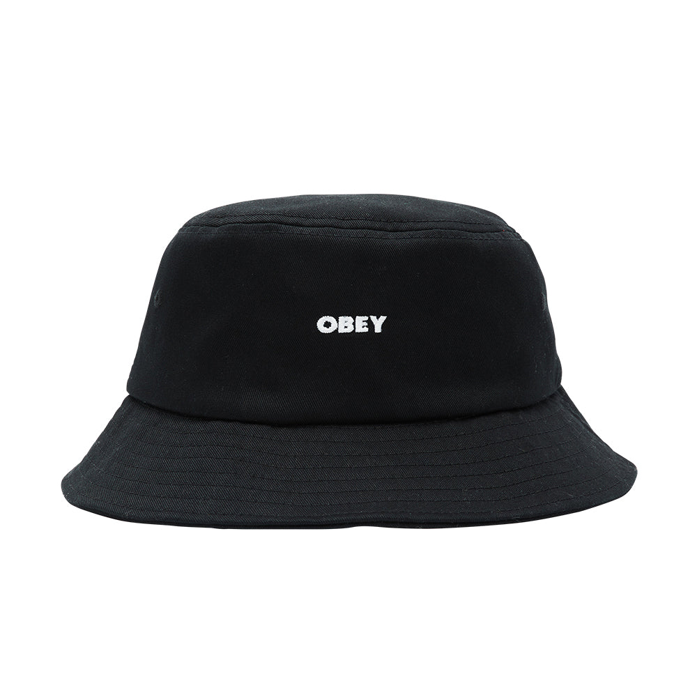 obey 100520055 bold twill bucket hat black