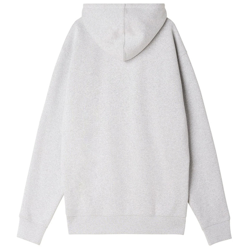 obey 112460010 established works bold zip hood ash grey