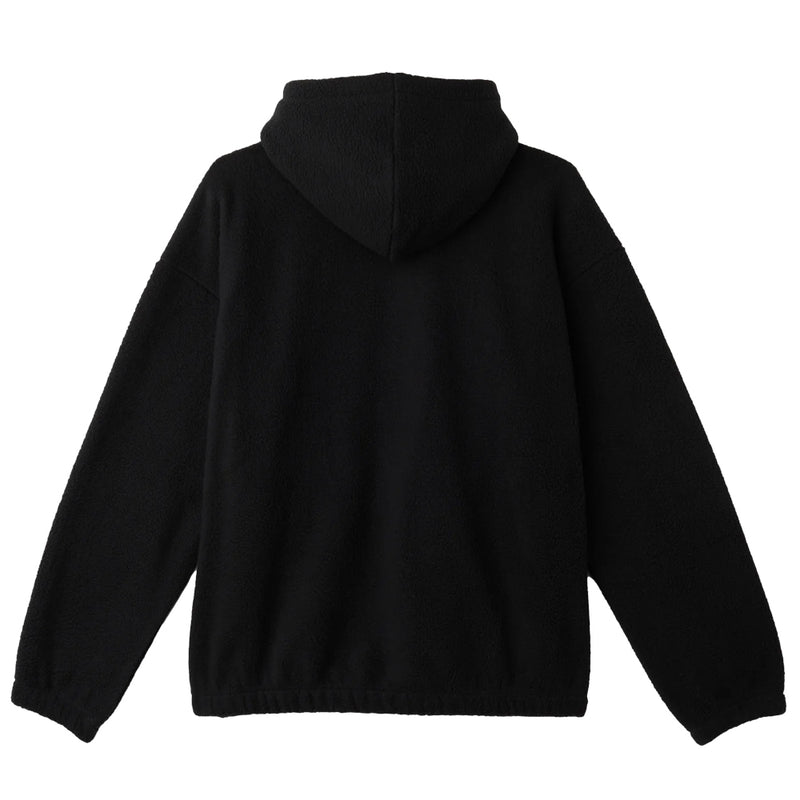 obey 112470193 bold polar fleece hood black
