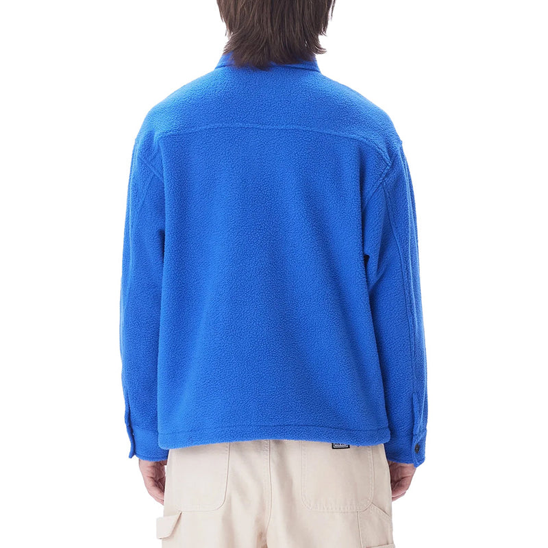obey 121160047 thompson shirt jacket surf blue