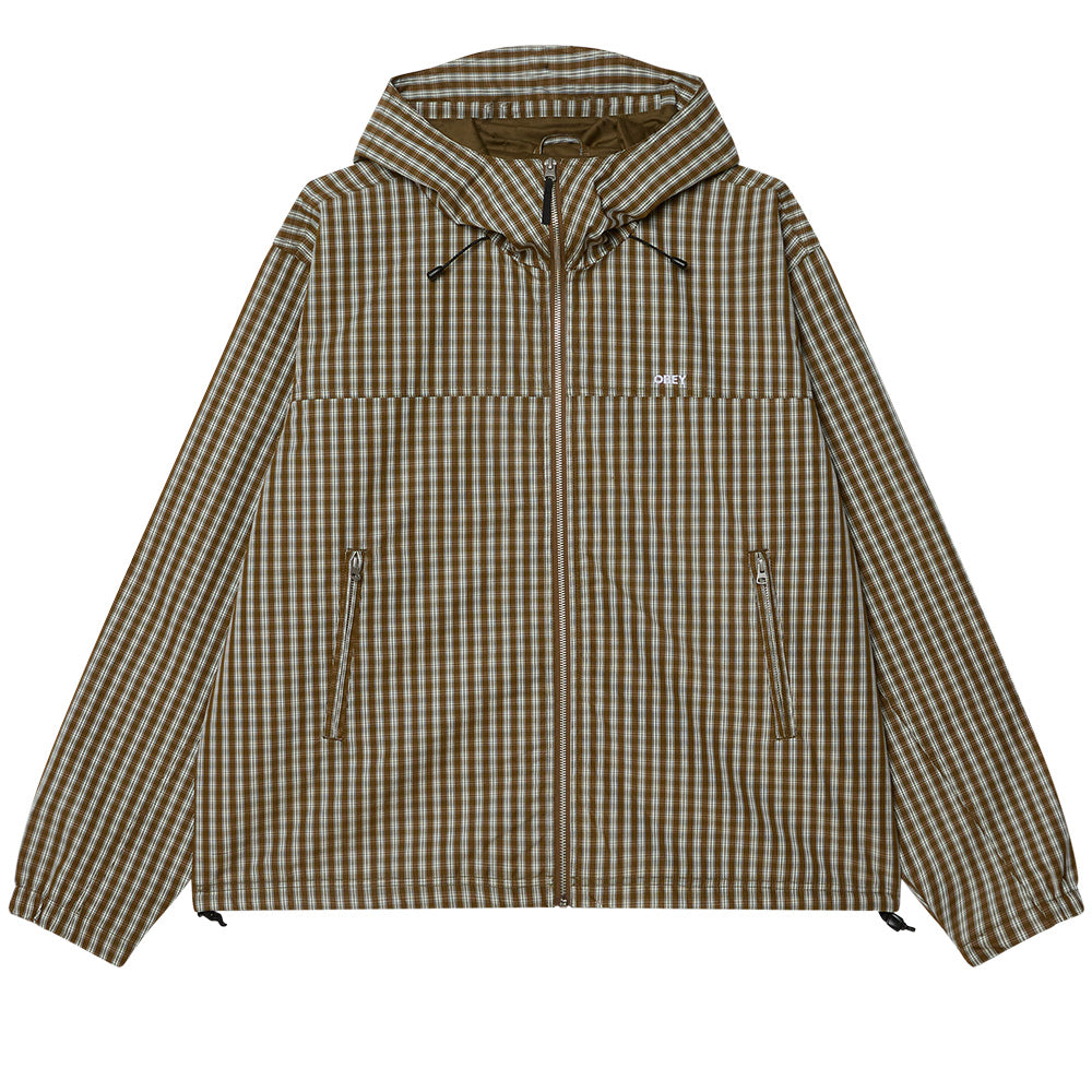 obey 121800595 vista jacket plaid multi