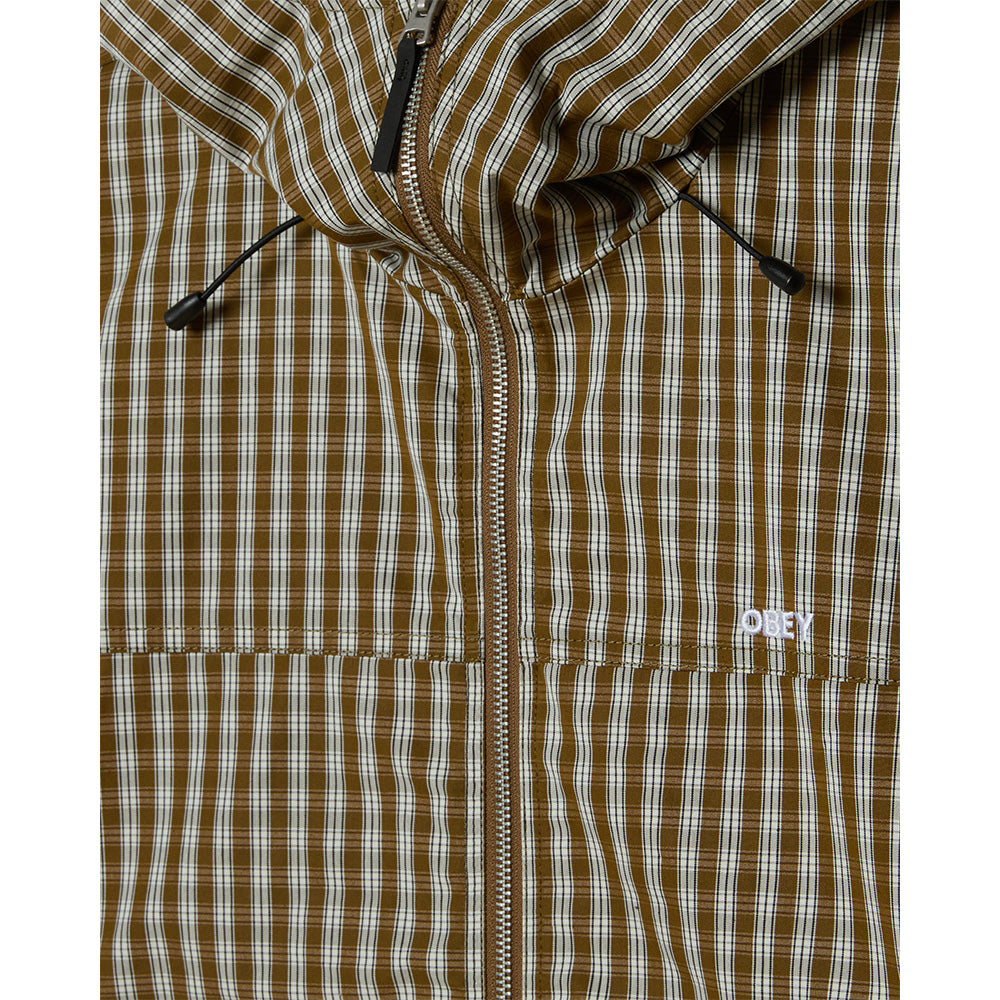 obey 121800595 vista jacket plaid multi
