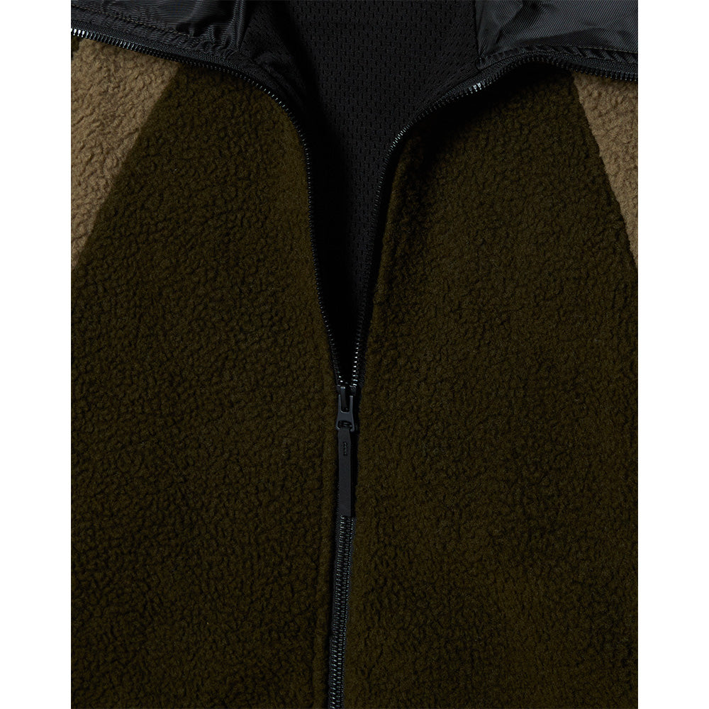 obey 121800604 alta fleece jacket rosin multi