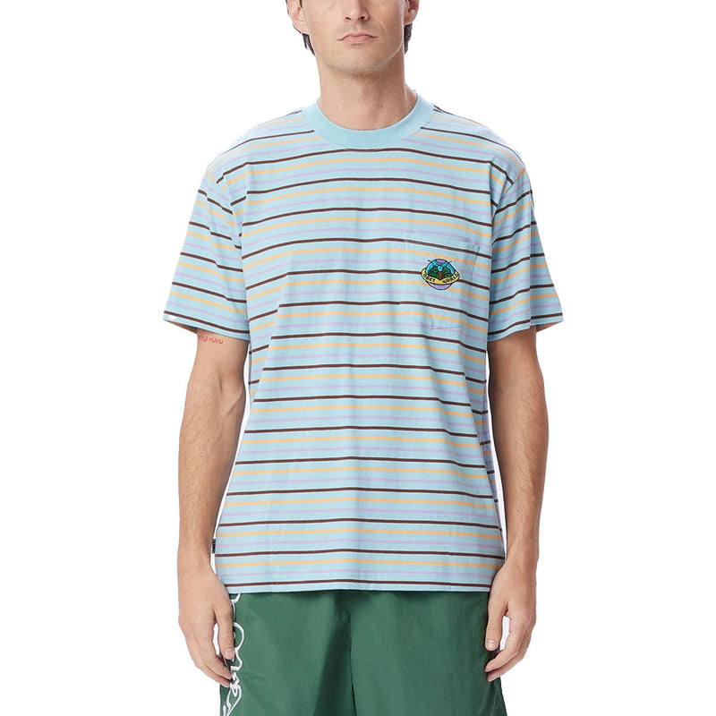 obey 131080346 planet pocket tee sky blue multi