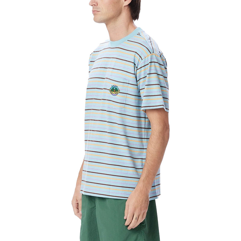 obey 131080346 planet pocket tee sky blue multi