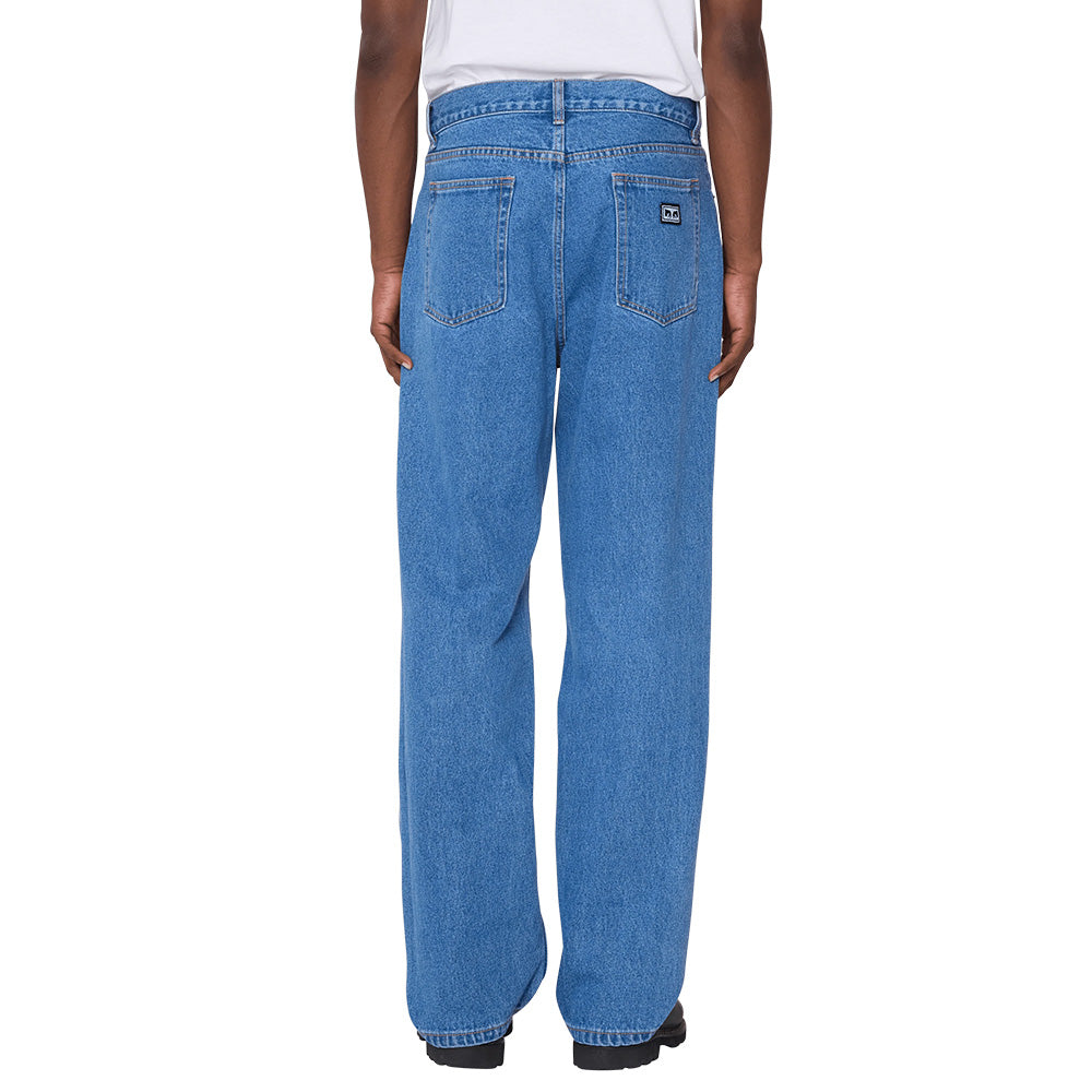 obey 142010077 hardwork denim light indigo