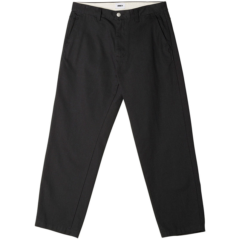 obey 142020184 hardwork carpenter pant blk black