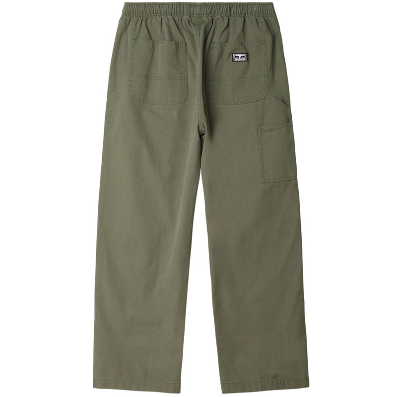 obey 142020203 big easy canvas pant smokey olive