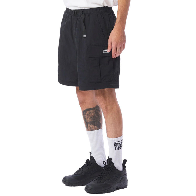 obey 142020209 rapture zip off cargo pant black