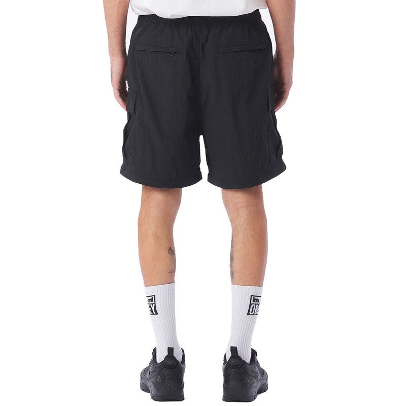 obey 142020209 rapture zip off cargo pant black