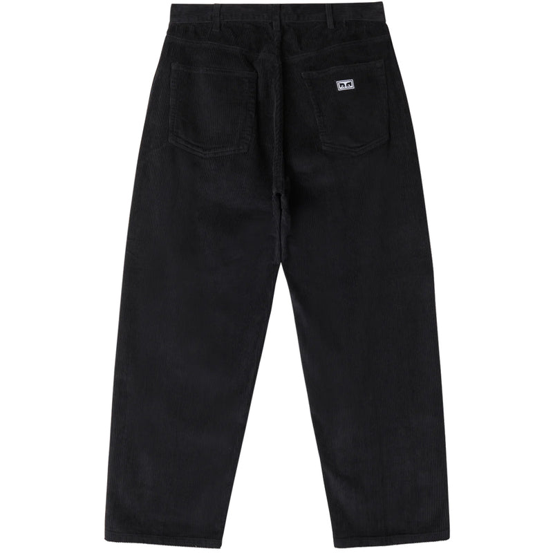 obey 142020218 bigwig baggy corduroy pant digital black