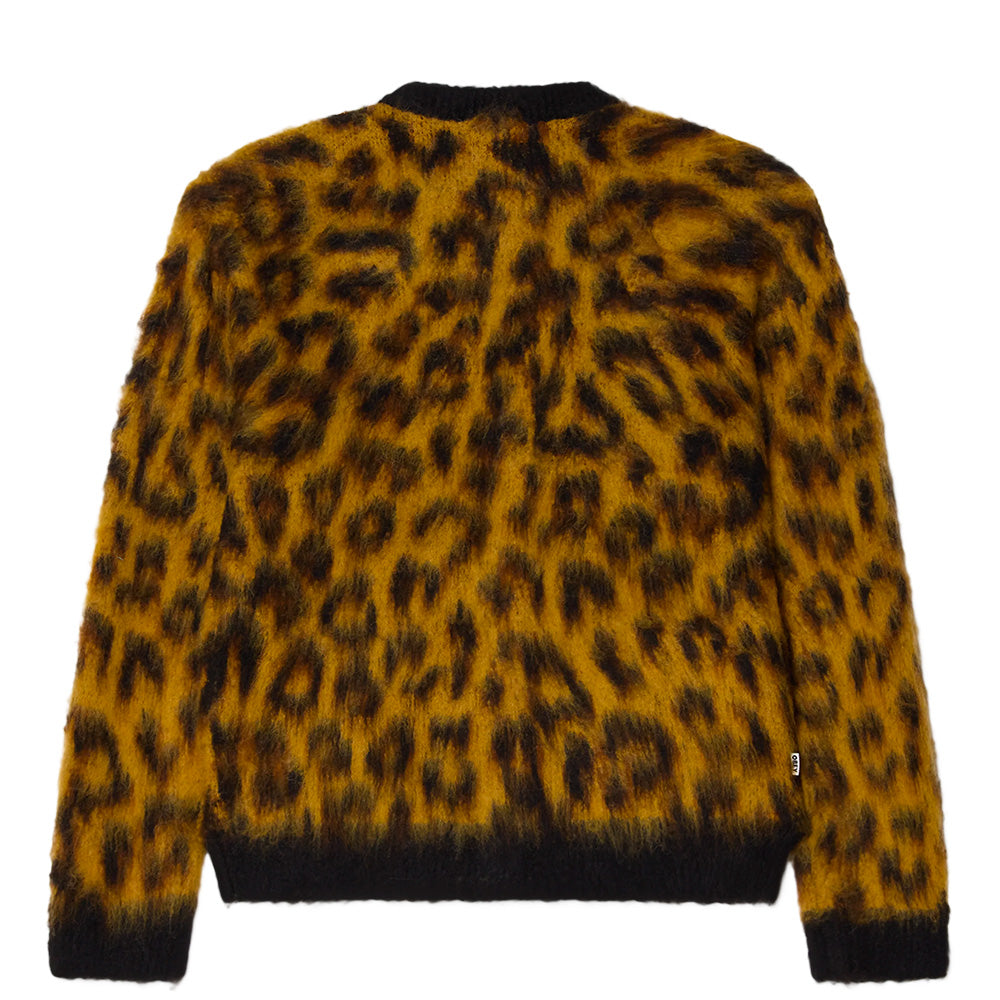 obey 151010025 patron cardigan leopard