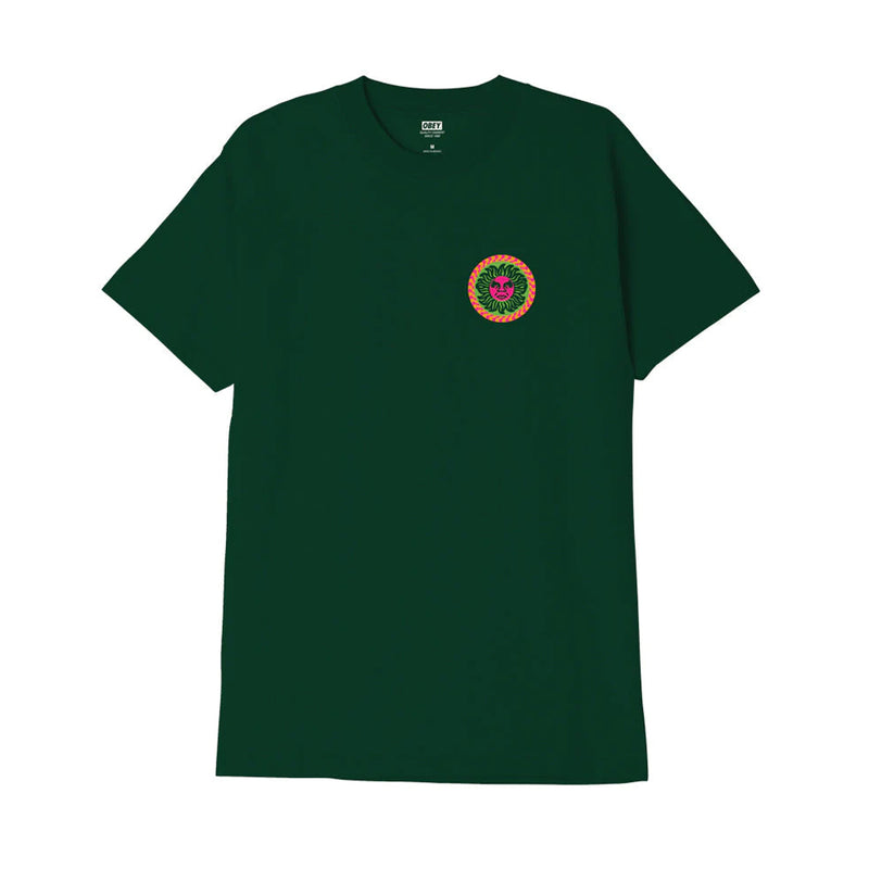 obey 165263475 sun tee forest green