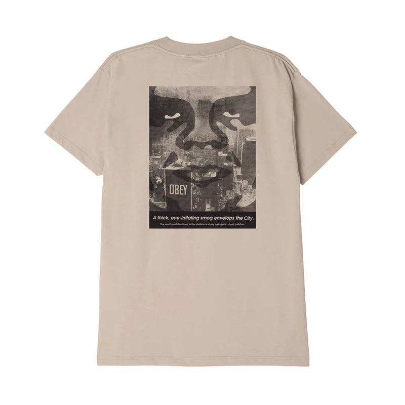 obey 165263595 obey nyc smog tee sand