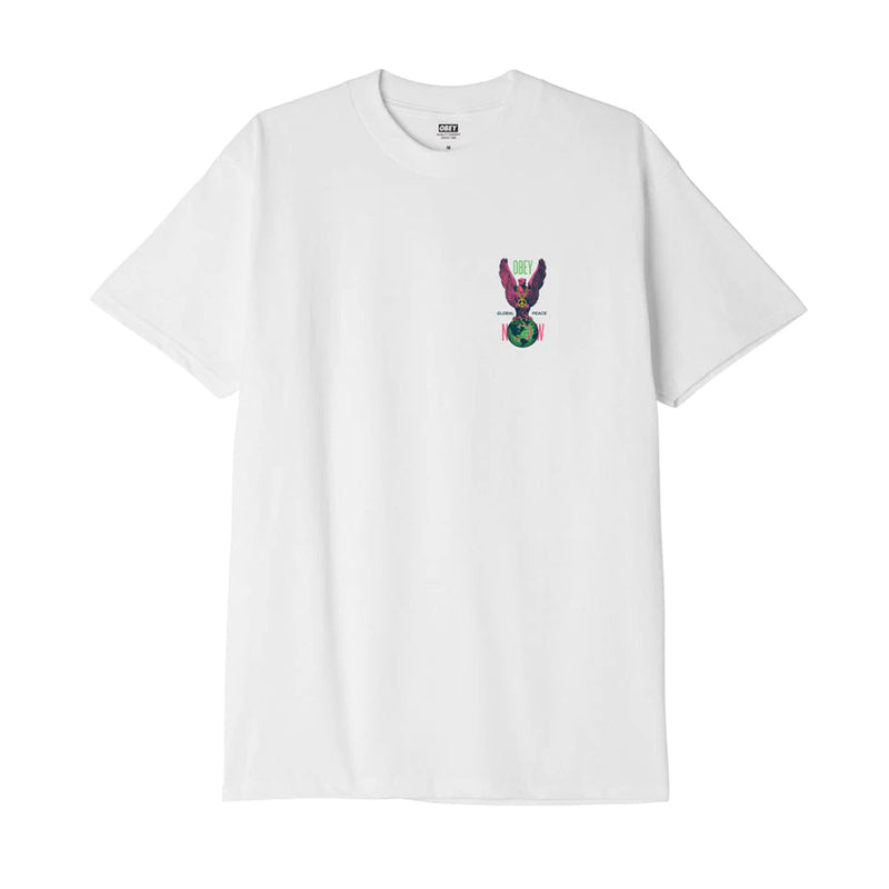 obey 165263596 obey peace eagle tee white