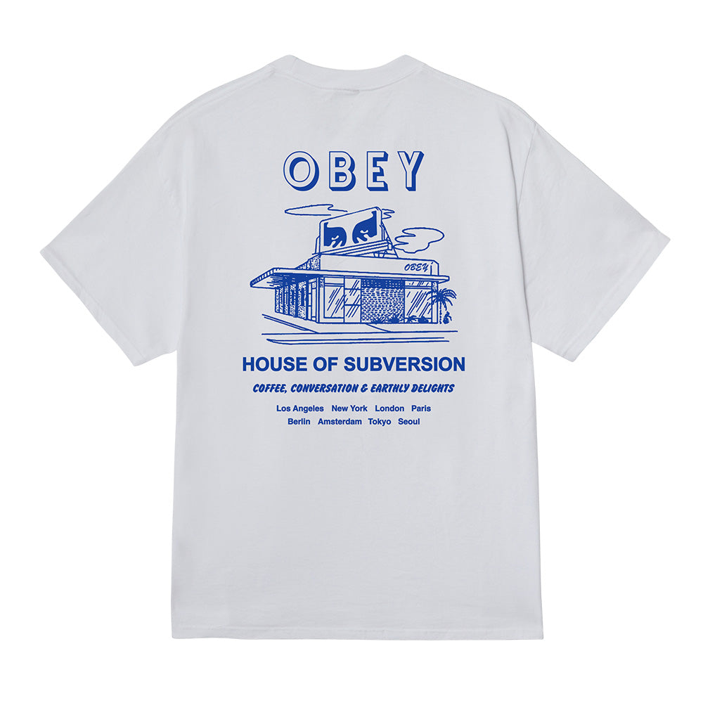obey 165264195 house of subversion tee white