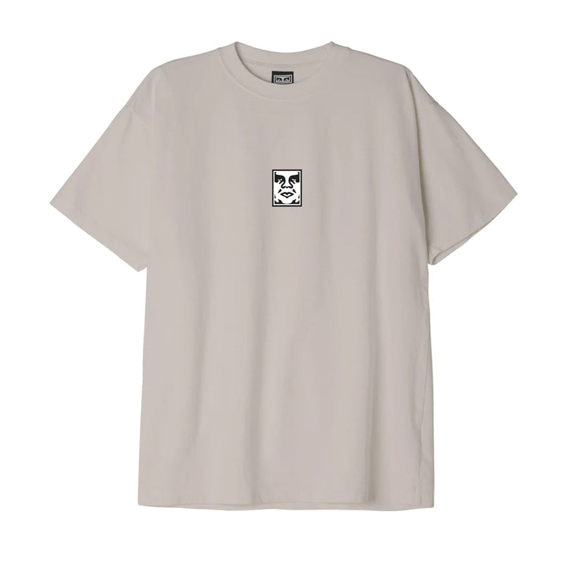 obey 166913013 icon heavyweight tee silver grey