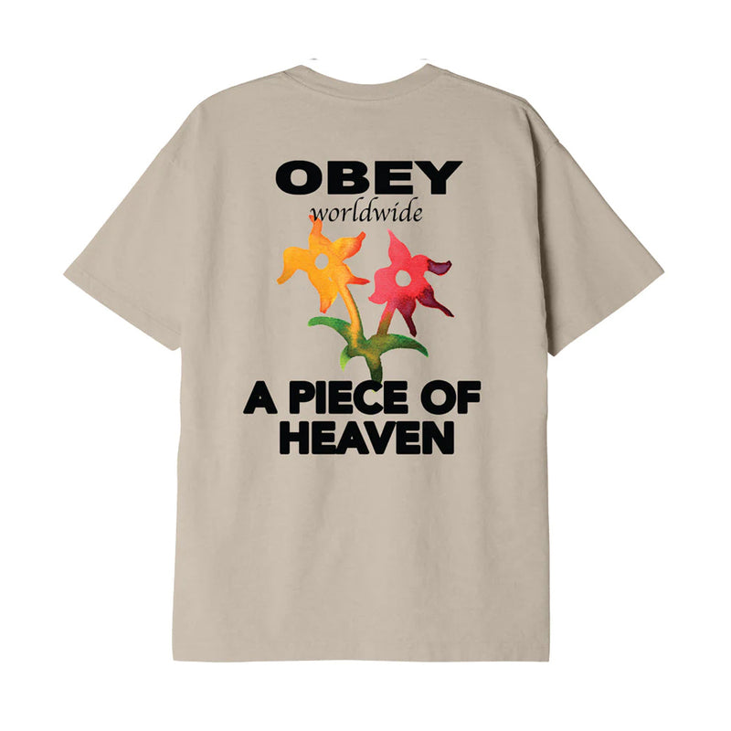 obey 166913558 a piece of heaven tee irish cream