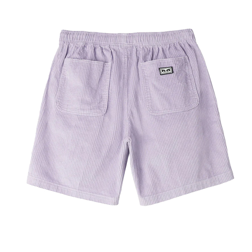 obey 172120080 easy relaxed corduroy short orchid petal