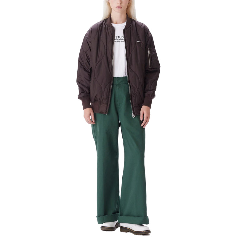 obey 221800408 obey daybreak ma 1 bomber java brown