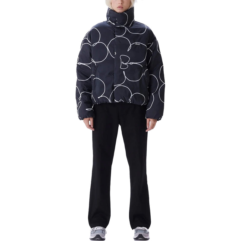 obey 221800410 obey persona puffer black multi