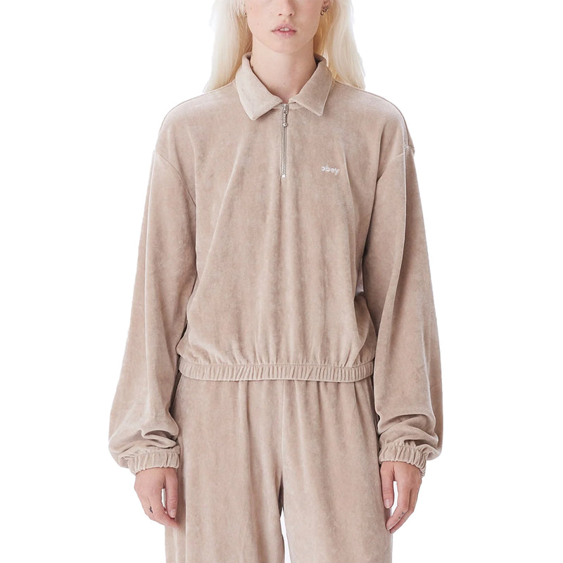 obey 231030125 obey karina pullover silver grey