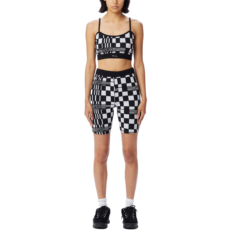 obey 234050133 lillian cropped tank black multi