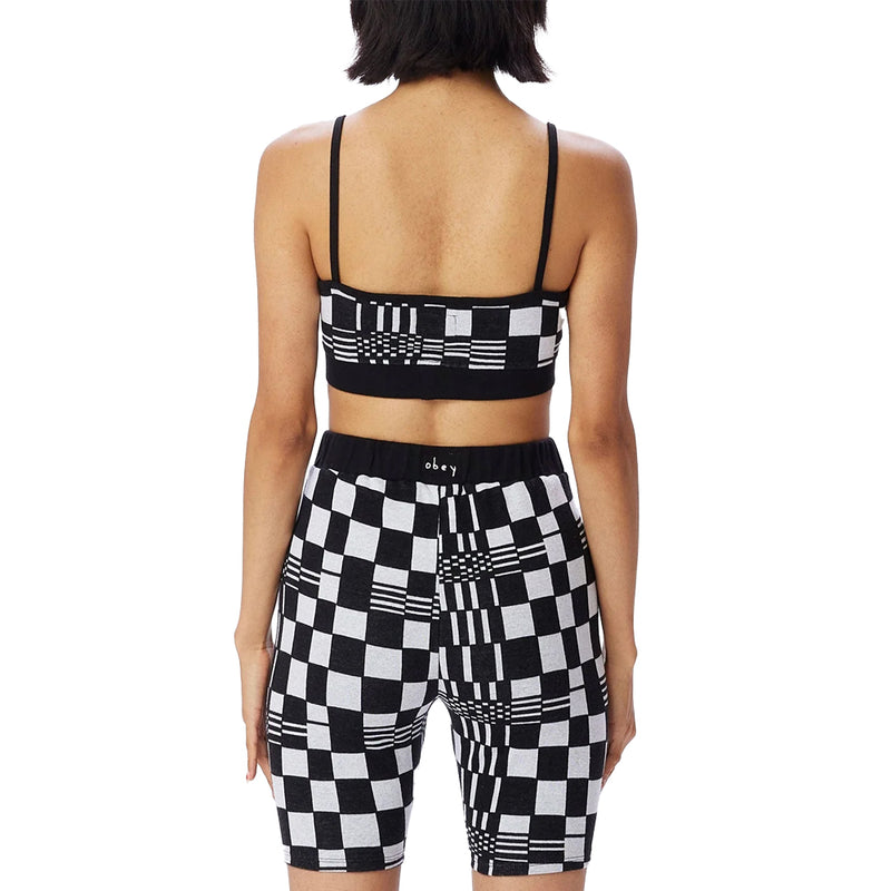 obey 234050133 lillian cropped tank black multi