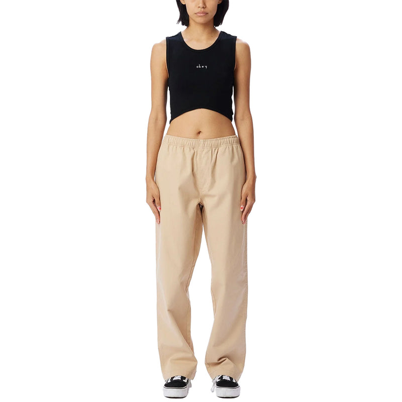 obey 234050139 callie cropped tank black