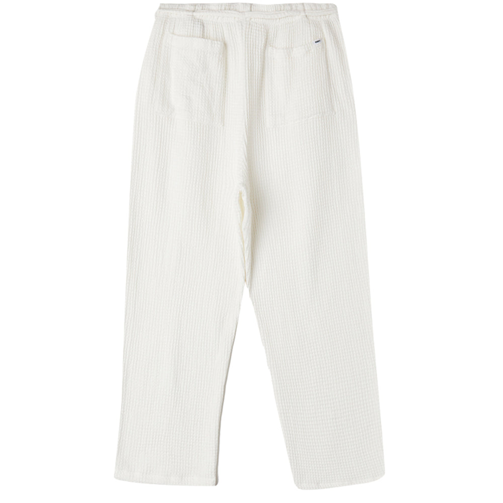 obey 242000118 camille waffle pant muted white
