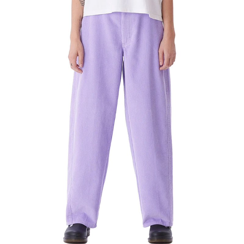obey 242020101 donna big cord pant purple rose