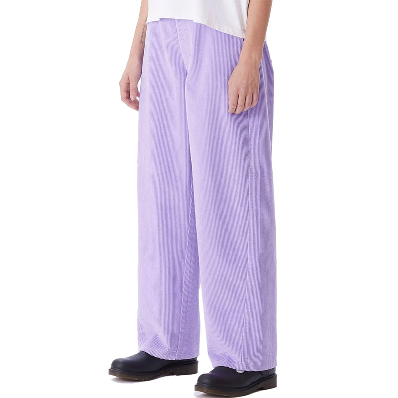obey 242020101 donna big cord pant purple rose