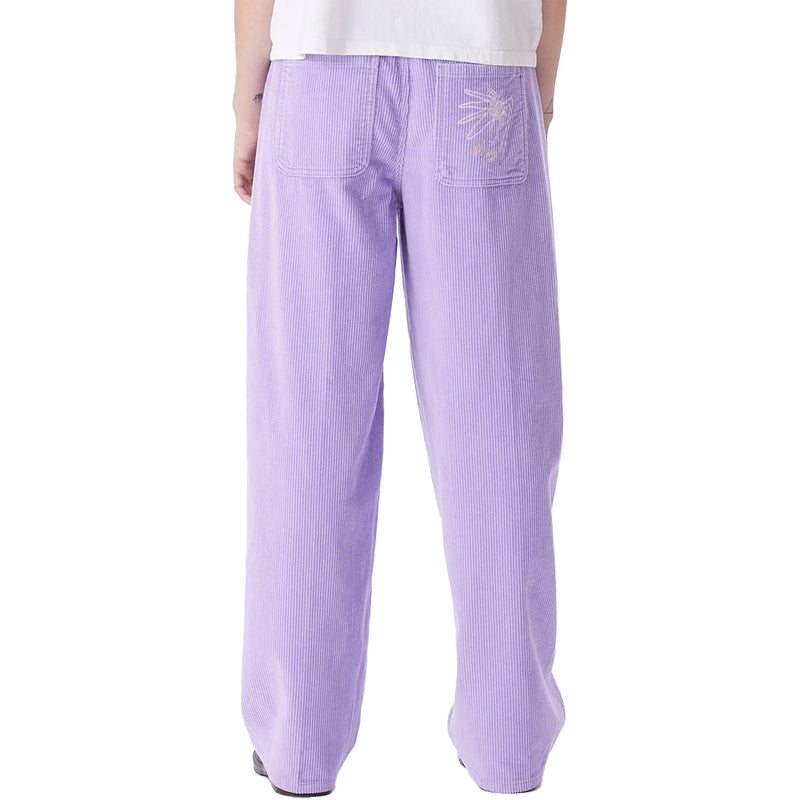 obey 242020101 donna big cord pant purple rose