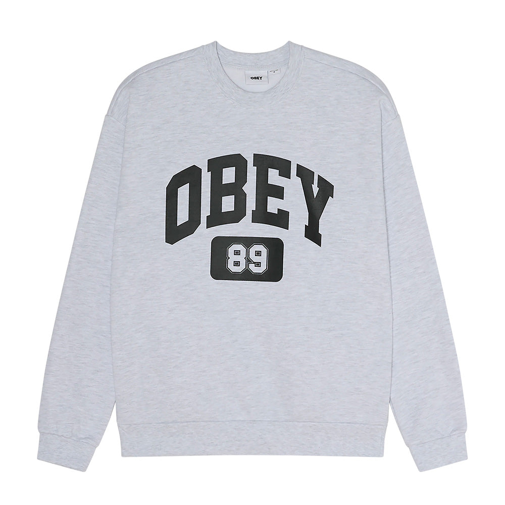 OBEY OBEY ACADEMY EXTRA HEAVY CREW // ASH GREY