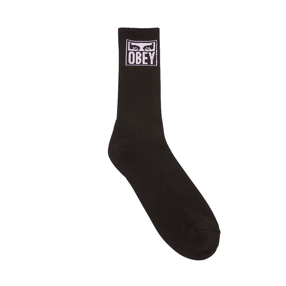 OBEY OBEY EYES ICON SOCKS // BLACK