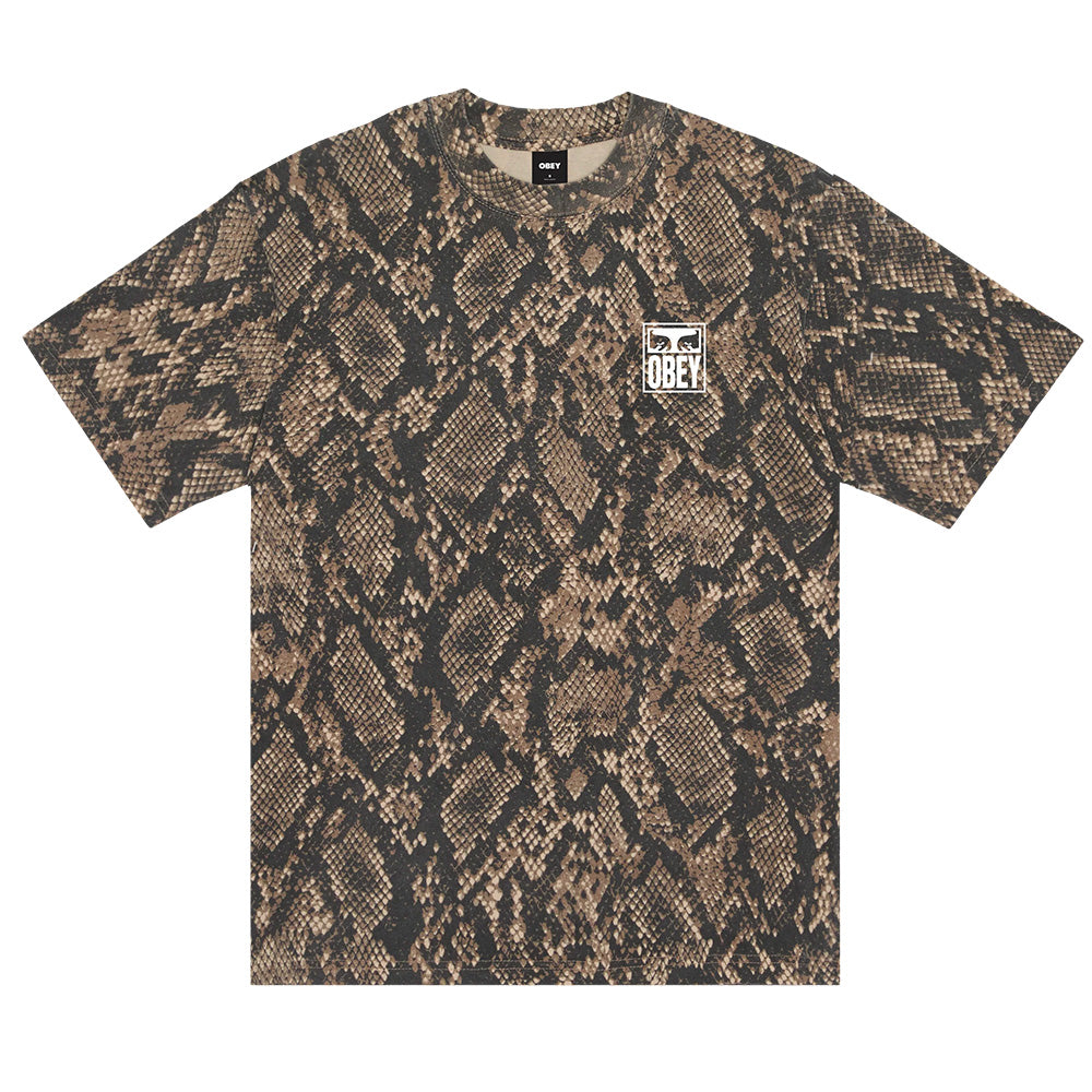 OBEY OBEY EYES ICON TEE // SNAKE SKIN