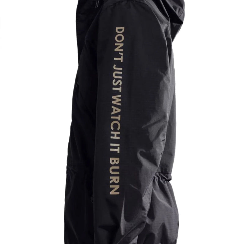 obey na4hmh obey x napapijri donʼt just watch it burn dru jacket black