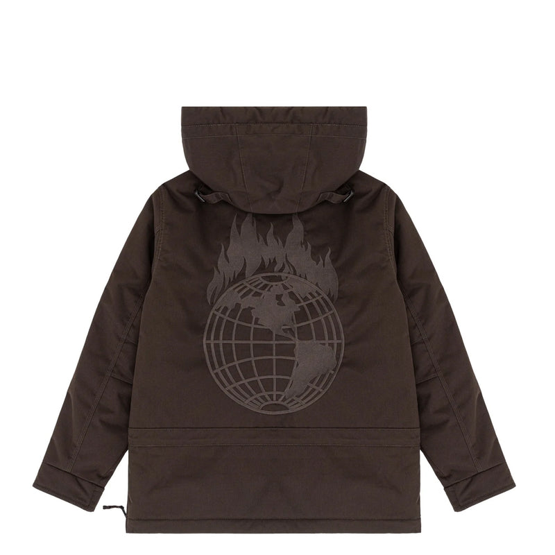 obey na4hmj obey x napapijri donʼt just watch it burn skidoo dark brown