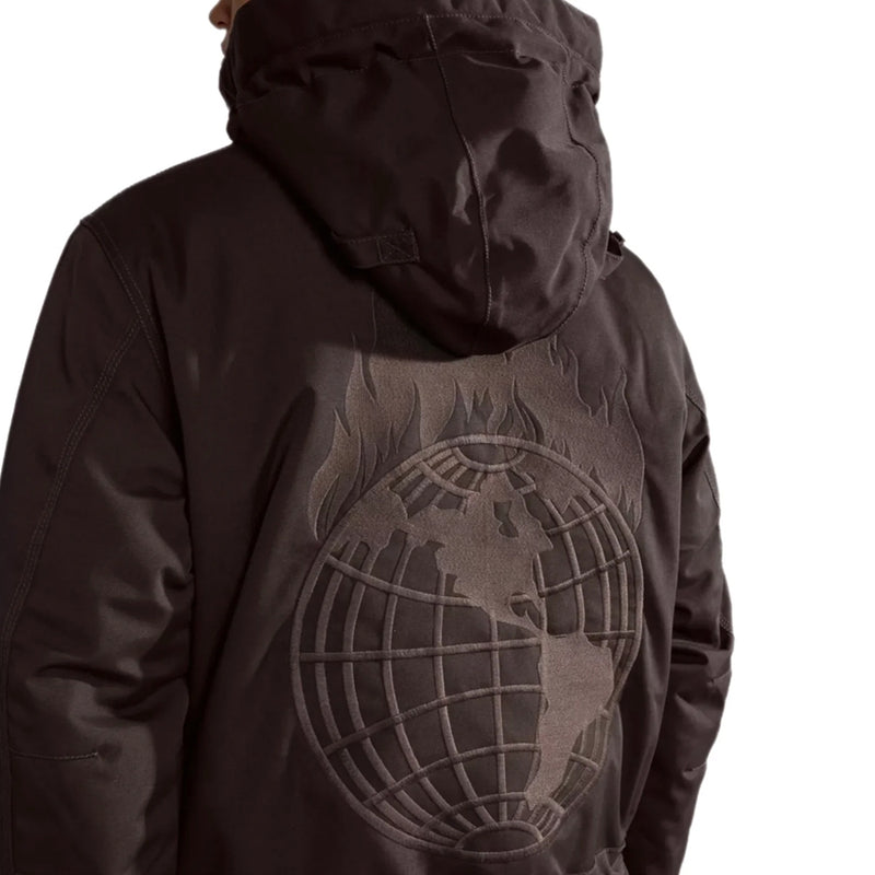 obey na4hmj obey x napapijri donʼt just watch it burn skidoo dark brown