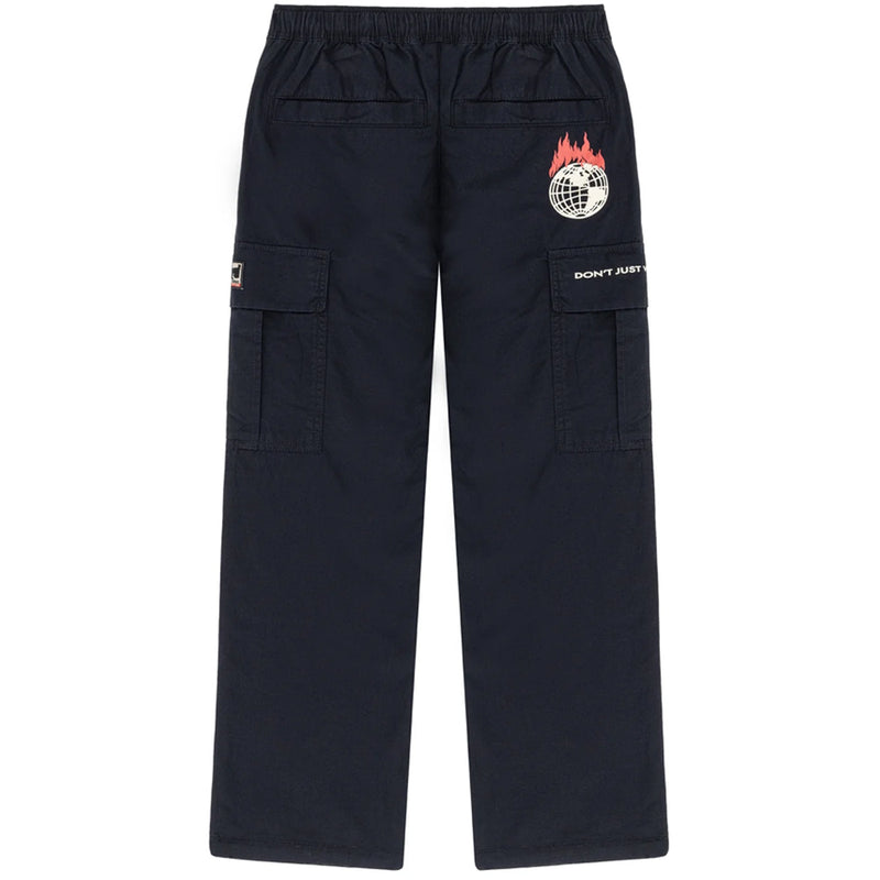 obey na4hmk obey x napapijri donʼt just watch it burn dru pant black