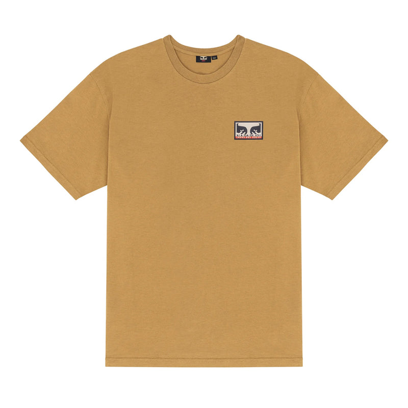 obey na4hmm obey x napapijri street campaign tee toffee